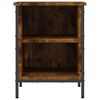 vidaXL Shoe Cabinet Smoked Oak 38x35x50 cm Engineered Wood