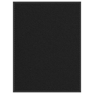 vidaXL Doormat Black 90x120 cm