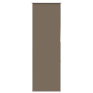 vidaXL Roller Blind Blackout Coffee 40x130 cm Fabric Width 35.7 cm