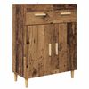 vidaXL Highboard Old Wood 69.5 x 32.5 x 180 cm Engineered Wood