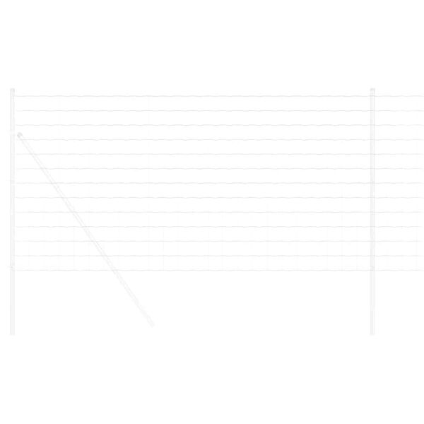 vidaXL Euro Fence Silver 1.4 x 10 m Hot dip galvanized iron