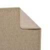 vidaXL Carpet Runner Sisal Look Sand 80x150 cm