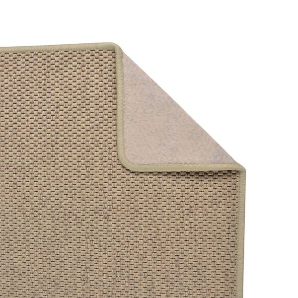 vidaXL Carpet Runner Sisal Look Sand 80x150 cm