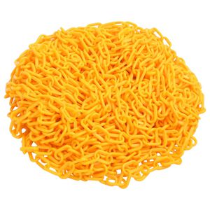 vidaXL Warning Chain Yellow 100 m &Oslash;6 mm Plastic