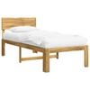 vidaXL Single Bed Frame with Headboard ROSTOCK White 100 x 200 cm