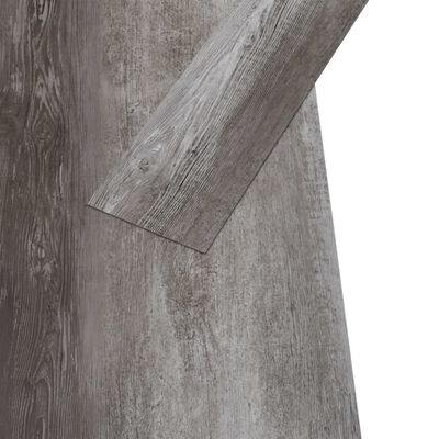 vidaXL Non Self-adhesive PVC Flooring Planks 5.26 m² 2 mm Striped Wood