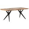 vidaXL Dining Table 180x90x76 cm Solid Reclaimed Wood