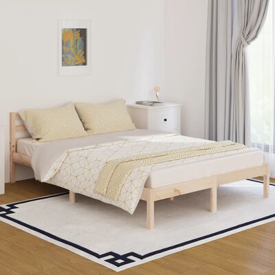 vidaXL Day Bed Solid Wood Pine 140x200 cm Double