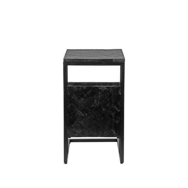 LABEL51 Laptop Table Shift 50x35x62 cm Black Herringbone