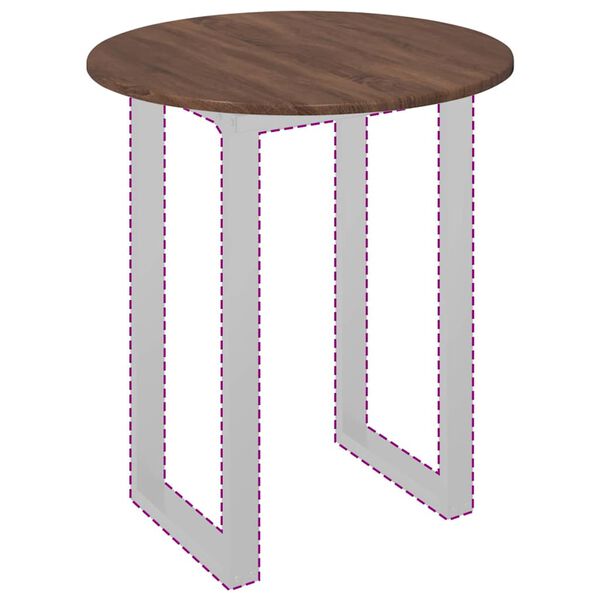 vidaXL Table Top Brown oak 60 x 60 x 1.5 cm Engineered Wood