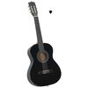 vidaXL Classical Guitar for Beginner and Kids Black 3/4 36"