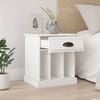 vidaXL Bedside Cabinets 2 pcs White 43x36x50 cm