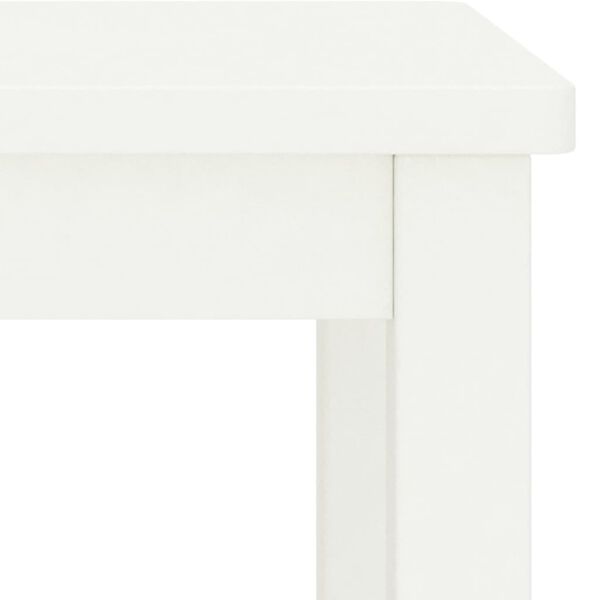 vidaXL Bedside Cabinet White 35x30x47 cm Solid Pinewood