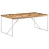 vidaXL Dining Table 180x90x76 cm Solid Acacia and Mango Wood