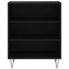 vidaXL Sideboard Black 57x35x70 cm Engineered Wood