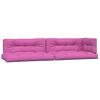 vidaXL Pallet Cushions 5 pcs Pink Fabric