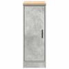 vidaXL Garage Storage Cabinet Concrete Grey 30x51x85 cm Solid Wood Pine