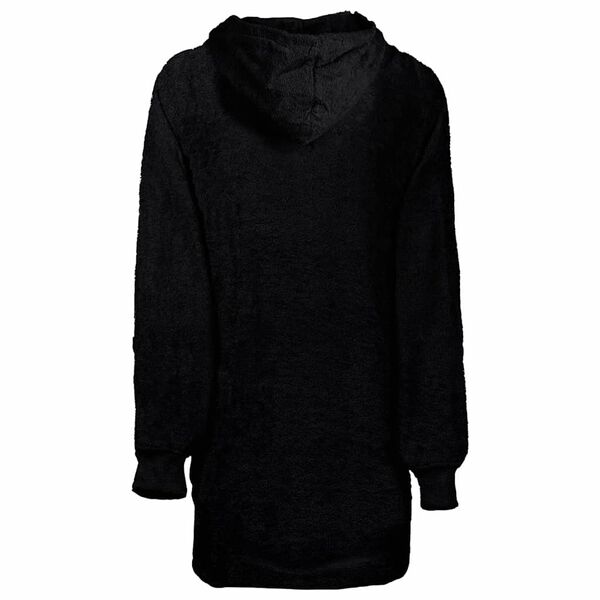 vidaXL Blanket Hoodie KINN Black L Cotton
