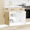 vidaXL Kitchen Base Cabinet Kalmar Sonoma Oak Engineered Wood