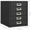 vidaXL Office Cabinet Anthracite 28x35x35 cm Metal