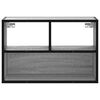 vidaXL TV Cabinet Grey Sonoma 60x31x39.5 cm Engineered Wood and Metal