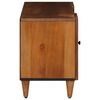 vidaXL TV Cabinet with Door Walnut 105 x 33.5 x 46 cm Solid Mango Wood