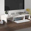 vidaXL Monitor Stand White 60x24x10.5 cm Solid Wood Pine