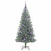 vidaXL Artificial Christmas Tree Snow Flocked with LED Light 180 cm