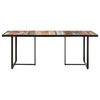 vidaXL Dining Table 200 cm Solid Reclaimed Wood
