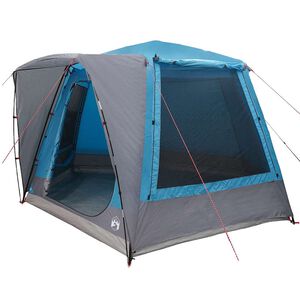vidaXL Cabin Tent 8-Person Blue Taffeta Waterproof