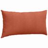vidaXL Sofa Pillows 2 pcs Red Orange 80 x 40 cm Corduroy Fabric