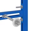 vidaXL Bathroom Wall Support Height Adjustable Blue 50 x 3 x 112 cm
