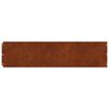 vidaXL Lawn Edgings 20 pcs 25x103 cm Flexible Weathering Steel