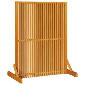 vidaXL Privacy Screen Brown 79.5 x 50 x 110 cm Solid Acacia Wood