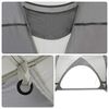 vidaXL Party Tent Grey Waterproof
