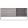 vidaXL Coffee Table Grey Sonoma 80x80x36.5 cm Engineered Wood