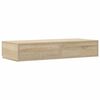 vidaXL Bed Drawers Sonoma Oak 90 x 36.5 x 16.5 cm Engineered Wood