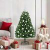 vidaXL Artificial Christmas Tree with Stand Green 120 cm PVC and Metal
