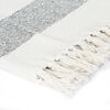 vidaXL Throw Cotton Stripe 160x210 cm Anthracite