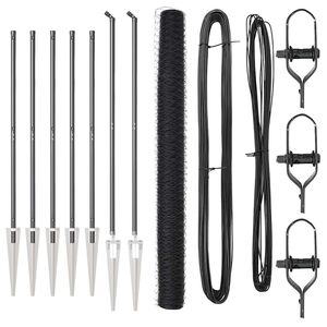vidaXL Welded Wire Fence with Spikes 10 x 1.5 m (W x H)