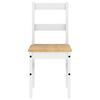 vidaXL Dining Chairs 2 pcs PANAMA White 40x46x90 cm Solid Wood Pine