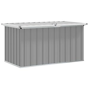 vidaXL Garden Storage Box Grey 129x67x65 cm