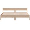 vidaXL Bed Frame without Mattress 200x200 cm Solid Wood Pine