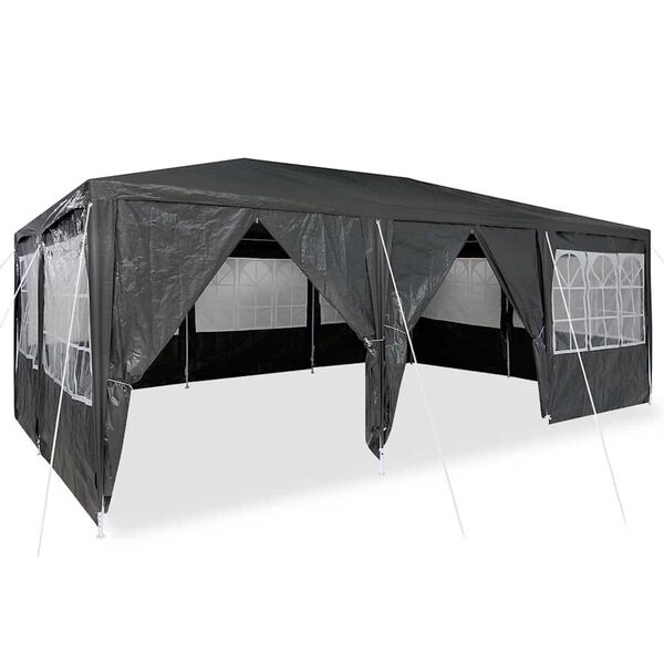 vidaXL Party Tent Anthracite and White 600 x 400 x 266 cm