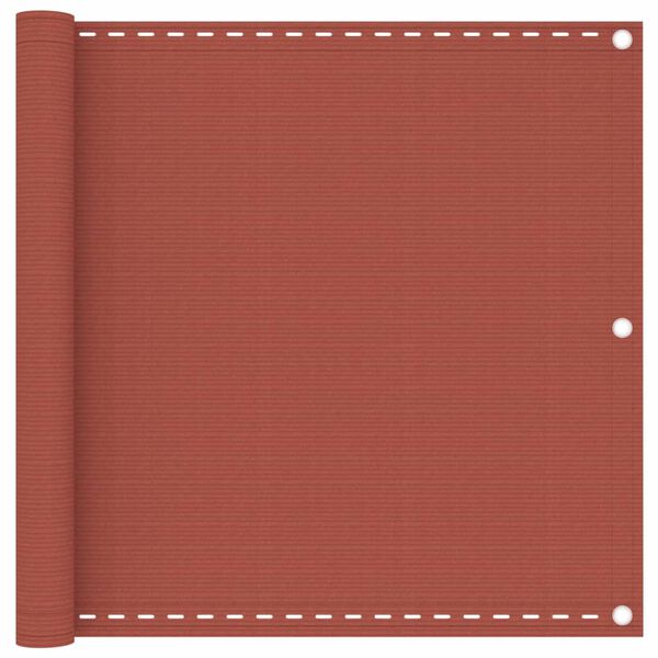 vidaXL Balcony Screen Terracotta 90x300 cm HDPE