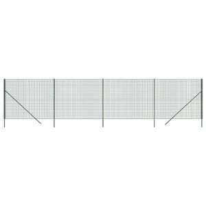 vidaXL Wire Mesh Fence Green 2x10 m Galvanised Steel
