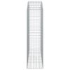 vidaXL Arched Gabion Basket 200x50x180/200 cm Galvanised Iron