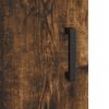 vidaXL Wall Cabinet Smoked Oak 60x31x70 cm Engineered Wood