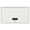 vidaXL Wall Cabinet for Garage with Gas-lift Door White