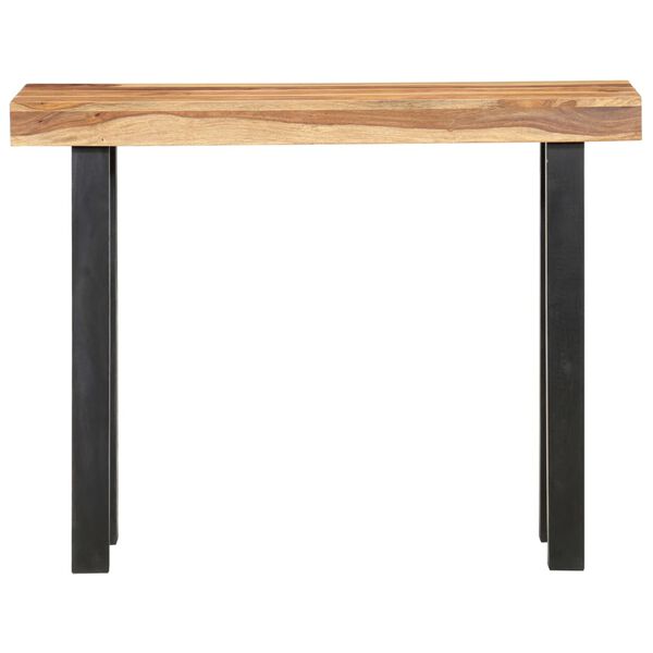 vidaXL Console Table 100x40x76 cm Solid Acacia Wood